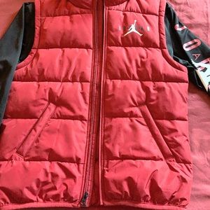 Boys Sweater with Puff Vest Jacket